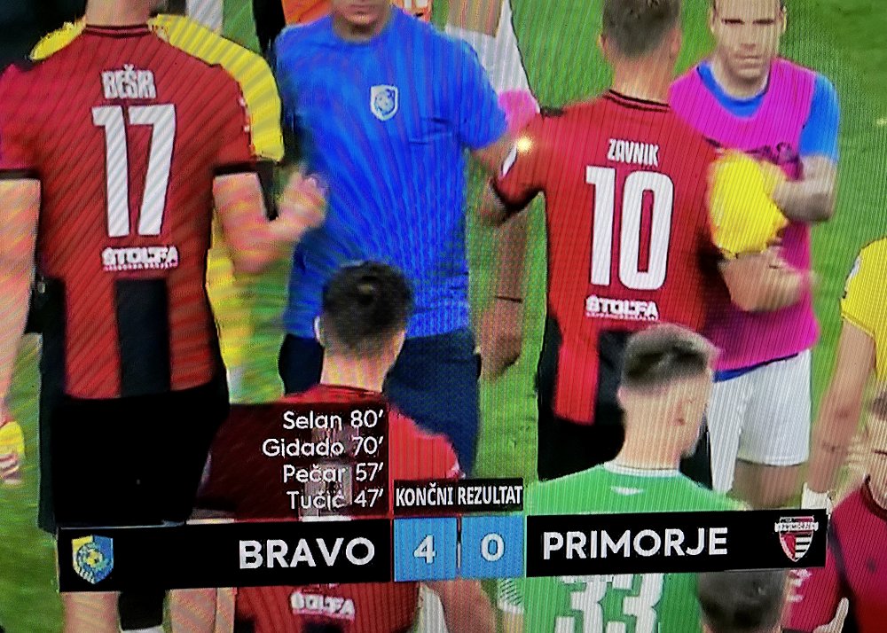 Bravo v drugem delu nadigral Rdeče črne