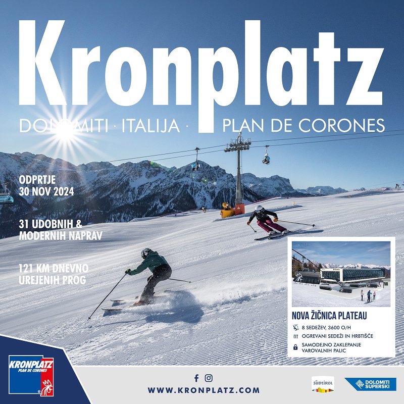 Kronplatz reklama 2024 fotka