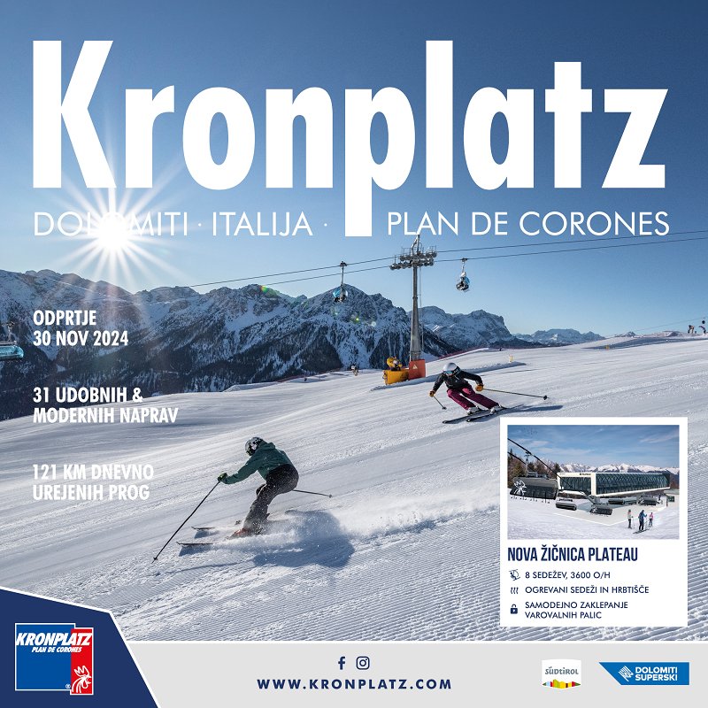 Kronplatz reklama 2024 fotka